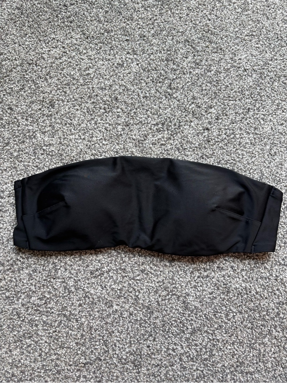 Aerie Bandeau Bathing Suit Top Strapless Black Size Large